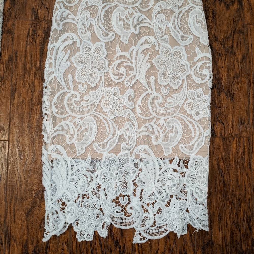 Goodnight Macaroon White Lace Dress - Picture 6 of 6